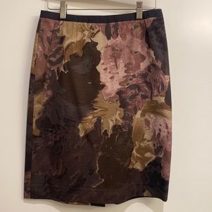 Ann Taylor LOFT Floral Pencil Skirt - SIZE 0